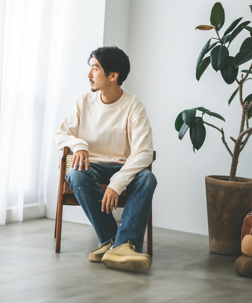 JOURNAL STANDARD(ジャーナルスタンダード)の「【HARDIN KNITWEAR/ハーディンニットウェア】ウルトラヘビー ロンT(Tシャツ/カットソー・メンズ・ホワイト/ブラック/アイボリー・MEDIUM/LARGE)」の20枚目の写真