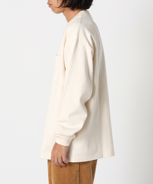 JOURNAL STANDARD(ジャーナルスタンダード)の「【HARDIN KNITWEAR/ハーディンニットウェア】ウルトラヘビー ロンT(Tシャツ/カットソー・メンズ・ホワイト/ブラック/アイボリー・MEDIUM/LARGE)」の9枚目の写真