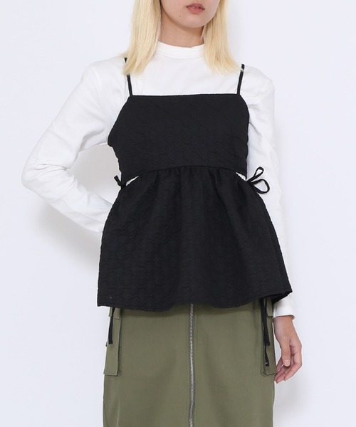 PUNYUS(プニュズ)の「ハイネックロンT(Tシャツ/カットソー・レディース・ブラック/ホワイト・2/4/3/1)」の22枚目の写真