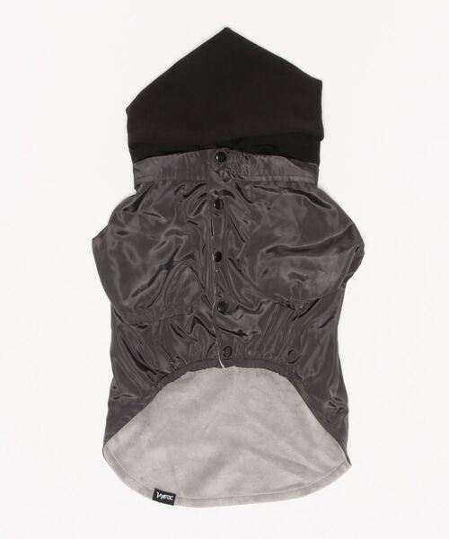 X-girl（エックスガール）の「X-girl/ワープロゴフード付きコーチジャケット（ペットウェア・レディース・ブラック/ベージュ・3S/M/L/2L/S/3M/XS/3L）」の15枚目の写真