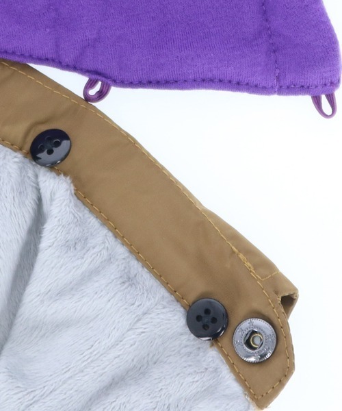 X-girl（エックスガール）の「X-girl/ワープロゴフード付きコーチジャケット（ペットウェア・レディース・ブラック/ベージュ・3S/M/L/2L/S/3M/XS/3L）」の10枚目の写真