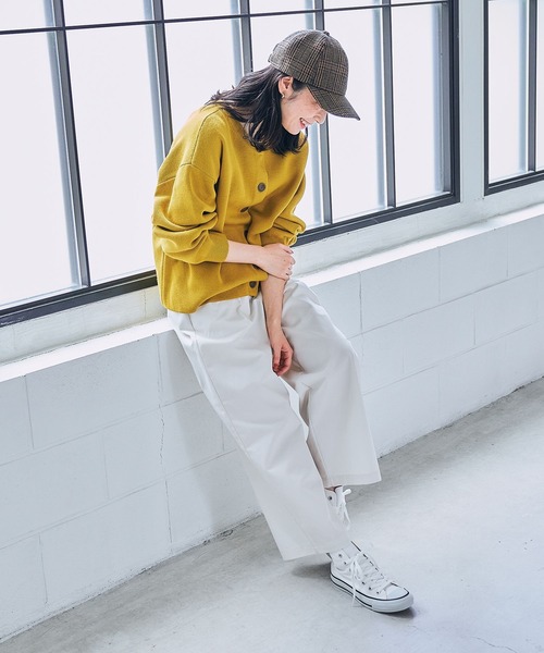 studio CLIP（スタディオクリップ）の「《DAYS》チノタックパンツ（チノパンツ・レディース・カーキ/ネイビー/アイボリー/ベージュ・LARGE/MEDIUM）」の18枚目の写真