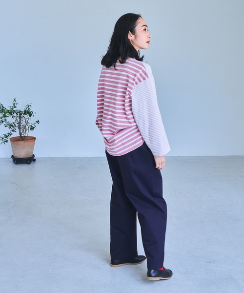 studio CLIP（スタディオクリップ）の「《DAYS》チノタックパンツ（チノパンツ・レディース・カーキ/ネイビー/アイボリー/ベージュ・LARGE/MEDIUM）」の20枚目の写真