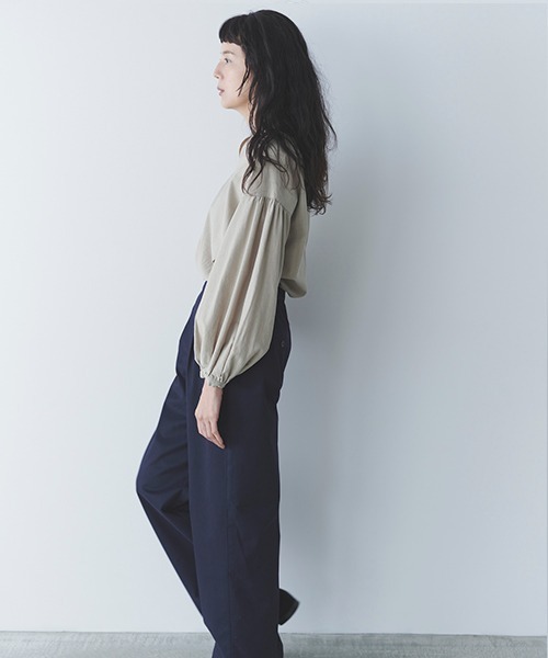 studio CLIP（スタディオクリップ）の「《DAYS》チノタックパンツ（チノパンツ・レディース・カーキ/ネイビー/アイボリー/ベージュ・LARGE/MEDIUM）」の12枚目の写真