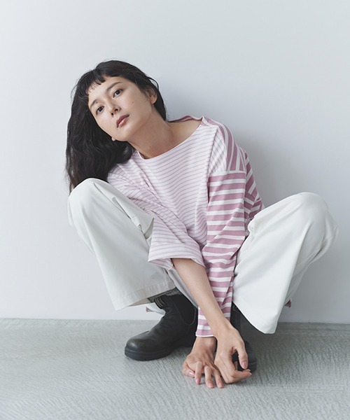 studio CLIP（スタディオクリップ）の「《DAYS》チノタックパンツ（チノパンツ・レディース・カーキ/ネイビー/アイボリー/ベージュ・LARGE/MEDIUM）」の9枚目の写真