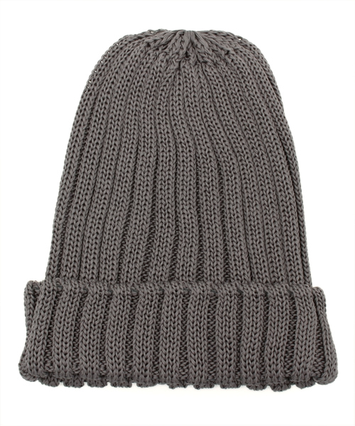 ROSE BUD（ローズバッド）の「(HATS & DREAMS)ユニセックスコットンニット帽（ニットキャップ/ビーニー・レディース・ブラック/ネイビー/アイボリー/グレー/イエロー/オレンジ・ONE SIZE）」の4枚目の写真