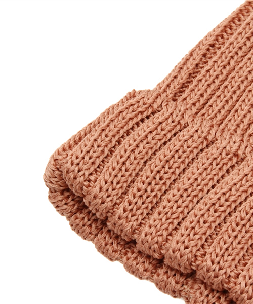 ROSE BUD（ローズバッド）の「(HATS & DREAMS)ユニセックスコットンニット帽（ニットキャップ/ビーニー・レディース・ブラック/ネイビー/アイボリー/グレー/イエロー/オレンジ・ONE SIZE）」の10枚目の写真