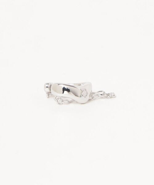 Canal 4℃（カナルヨンドシー）の「シルバー イヤーカフ/片耳用（イヤーカフ・レディース・シルバー・FREE）」の4枚目の写真