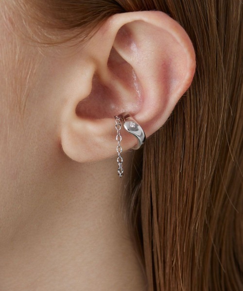 Canal 4℃（カナルヨンドシー）の「シルバー イヤーカフ/片耳用（イヤーカフ・レディース・シルバー・FREE）」の2枚目の写真