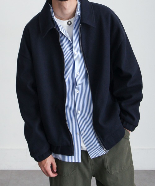 ウール ネイビー ジップアップジャケット ZIP FIVE（ジップファイブ）の「【ZIP FIVE】ジップアップ ジャケット