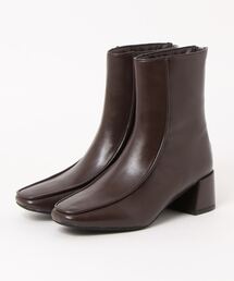 natural couture | バックファスナーショートブーツ(ブーツ)