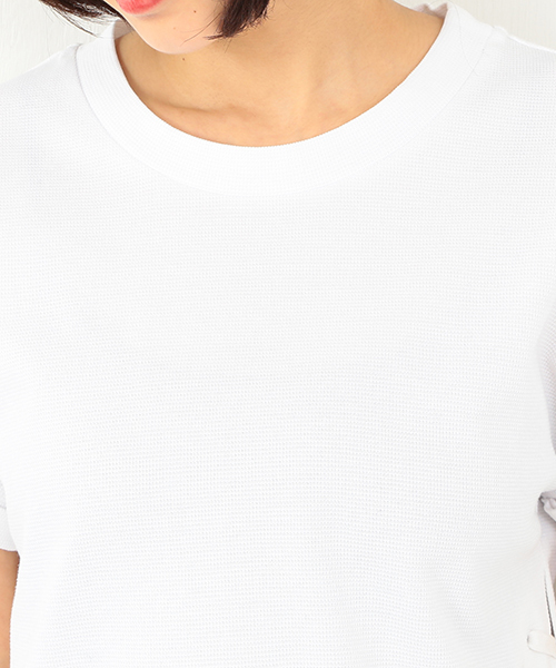 Ray BEAMS(レイビームス)の「Ray BEAMS / サイドレースアップ プルオーバー(Tシャツ/カットソー・レディース・ホワイト/ブラック/ブルー・ONE SIZE)」の14枚目の写真