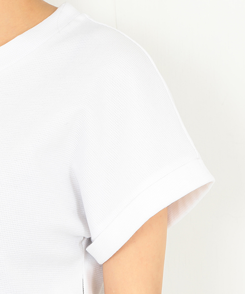 Ray BEAMS(レイビームス)の「Ray BEAMS / サイドレースアップ プルオーバー(Tシャツ/カットソー・レディース・ホワイト/ブラック/ブルー・ONE SIZE)」の5枚目の写真