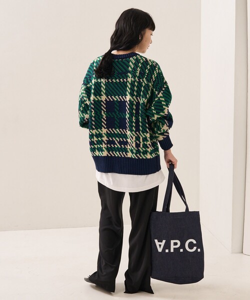 FREAK'S STORE（フリークスストア）の「カラーチェックニット（ニット