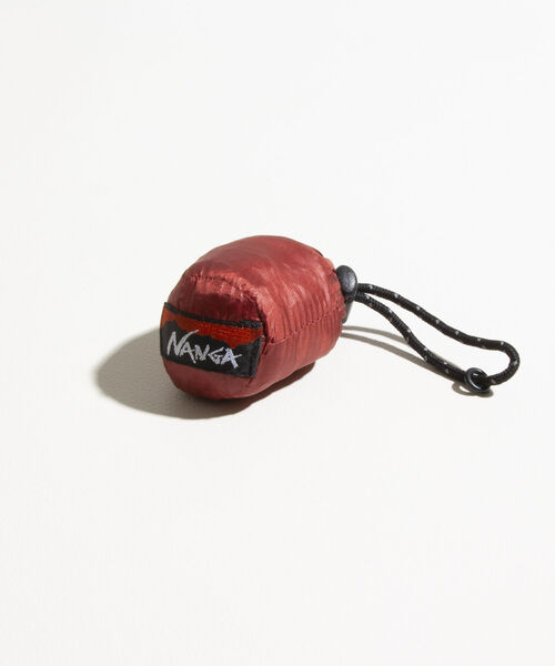 NANGA(ナンガ)の「《WEB限定》【NANGA/ナンガ】POCKETABLE ECO BAG エコバッグ パッカブル ポケッタブル(エコバッグ/サブバッグ・メンズ・ブラック/レッド/パープル/ベージュ・FREE)」の8枚目の写真