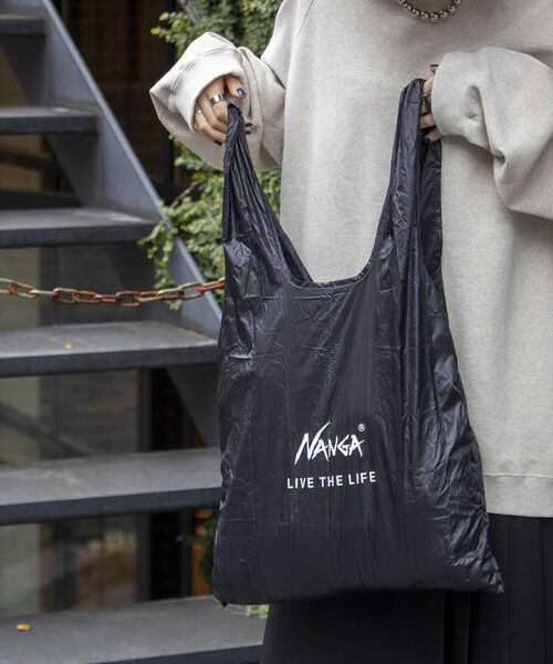 BAPE × NANGA ポケッタブルエコバッグ NANGA POCKETABLE ECOBAG / ポケッタブルエコバッグ | JERRY'S