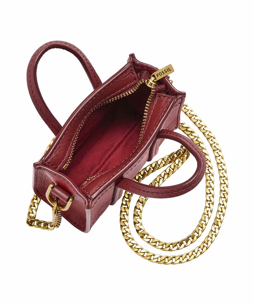 FOSSIL（フォッシル）の「フォッシル トートバッグ レディース レザー レッド  SLG1570627（トートバッグ・レディース・レッド・FREE）」の3枚目の写真