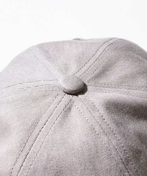 GLOSTER(グロスター)の「【GLOSTER/グロスター】WASHED DOG embroidery CAP キャップ(キャップ・メンズ・グレイッシュベージュ/チャコールグレー/グリーン・FREE)」の9枚目の写真
