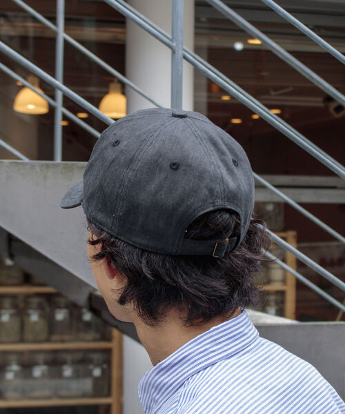 GLOSTER(グロスター)の「【GLOSTER/グロスター】WASHED DOG embroidery CAP キャップ(キャップ・メンズ・グレイッシュベージュ/チャコールグレー/グリーン・FREE)」の19枚目の写真