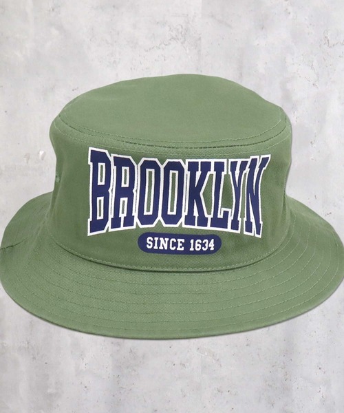 THE CASUAL（カジュアル）の「ロゴバケットハット（ハット・キッズ・ブラック/カーキ/ネイビー系/ベージュ系/ブラック系/ベージュ/カーキ系/インディゴブルー・52cm/54cm/56cm）」の6枚目の写真