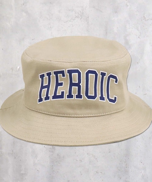 THE CASUAL（カジュアル）の「ロゴバケットハット（ハット・キッズ・ブラック/カーキ/ネイビー系/ベージュ系/ブラック系/ベージュ/カーキ系/インディゴブルー・52cm/54cm/56cm）」の4枚目の写真