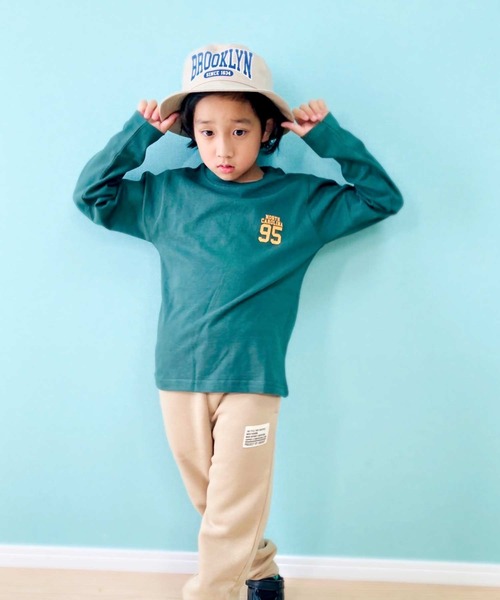 THE CASUAL（カジュアル）の「ロゴバケットハット（ハット・キッズ・ブラック/カーキ/ネイビー系/ベージュ系/ブラック系/ベージュ/カーキ系/インディゴブルー・52cm/54cm/56cm）」の22枚目の写真