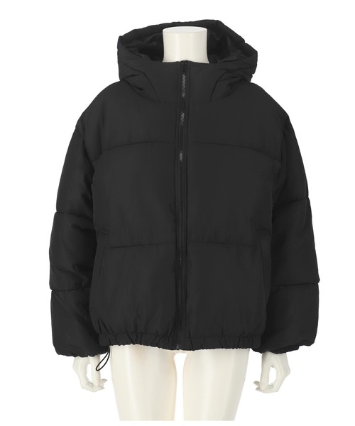 ANAP（アナップ）の「サイドドロストフェイクダウン（ダウンジャケット/コート・レディース・ブラウン/アイボリー/ブラック・FREE）」の10枚目の写真