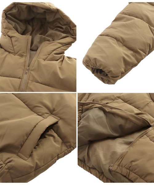 ANAP（アナップ）の「サイドドロストフェイクダウン（ダウンジャケット/コート・レディース・ブラウン/アイボリー/ブラック・FREE）」の14枚目の写真