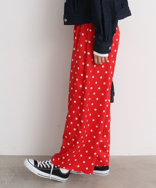 bulle de savon(ビュルデサボン)の「●daisy KIRAKIRA dot パンツ(その他パンツ・レディース・レッド/ブラック・FREE)」の7枚目の写真