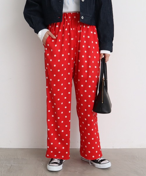 bulle de savon(ビュルデサボン)の「●daisy KIRAKIRA dot パンツ(その他パンツ・レディース・レッド/ブラック・FREE)」の13枚目の写真