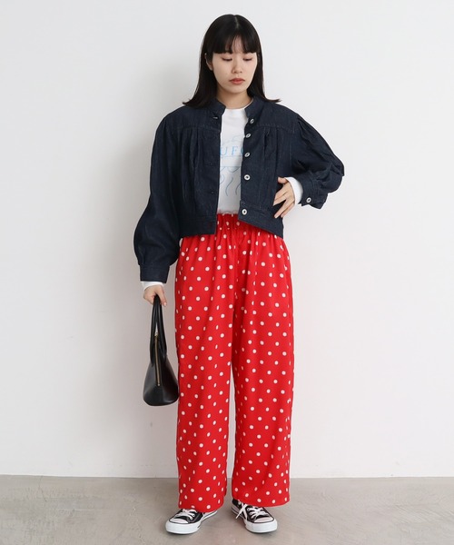 bulle de savon(ビュルデサボン)の「●daisy KIRAKIRA dot パンツ(その他パンツ・レディース・レッド/ブラック・FREE)」の3枚目の写真
