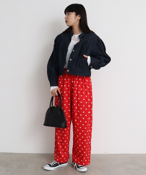bulle de savon(ビュルデサボン)の「●daisy KIRAKIRA dot パンツ(その他パンツ・レディース・レッド/ブラック・FREE)」の5枚目の写真