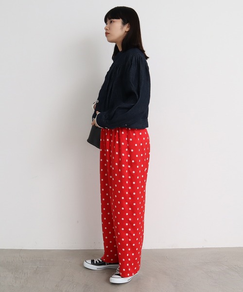bulle de savon(ビュルデサボン)の「●daisy KIRAKIRA dot パンツ(その他パンツ・レディース・レッド/ブラック・FREE)」の8枚目の写真