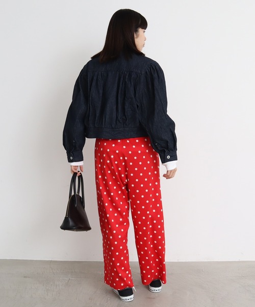 bulle de savon(ビュルデサボン)の「●daisy KIRAKIRA dot パンツ(その他パンツ・レディース・レッド/ブラック・FREE)」の10枚目の写真