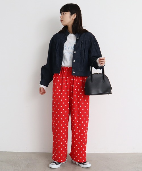 bulle de savon(ビュルデサボン)の「●daisy KIRAKIRA dot パンツ(その他パンツ・レディース・レッド/ブラック・FREE)」の12枚目の写真