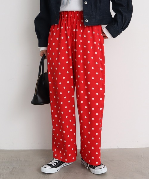 bulle de savon(ビュルデサボン)の「●daisy KIRAKIRA dot パンツ(その他パンツ・レディース・レッド/ブラック・FREE)」の15枚目の写真