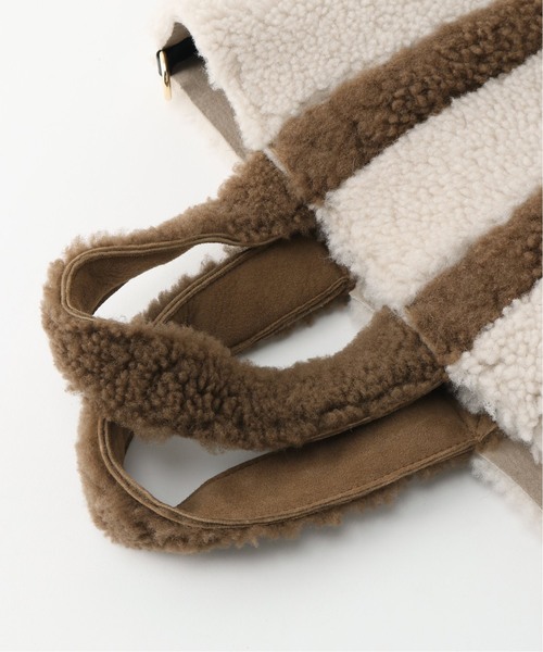 AP STUDIO（エーピーストゥディオ）の「《追加》【CARUS / カルス】ムートントートバック（トートバッグ・レディース・キャメル・FREE）」の13枚目の写真