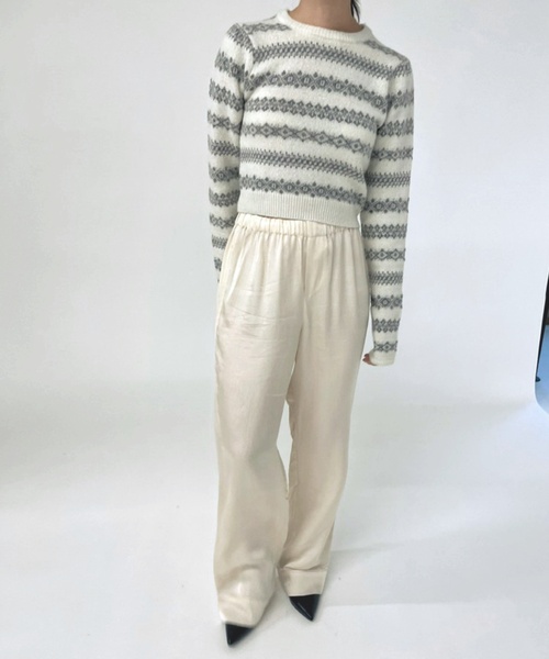 【新品、未使用】エディットフォールル　コンパクトツインニット EDIT. FOR LULU（エディットフォールル）の「フェアアイル