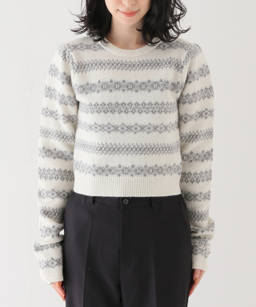 【新品、未使用】エディットフォールル　コンパクトツインニット EDIT. FOR LULU（エディットフォールル）の「フェアアイル