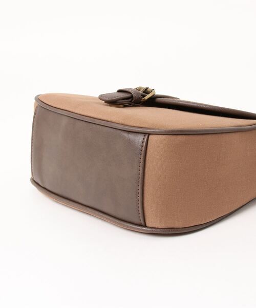 Samansa Mos2（サマンサ モスモス）の「キャンバスベルトショルダーバッグ（ショルダーバッグ・レディース・ベージュ/ブラウン・ﾌﾘ-）」の6枚目の写真