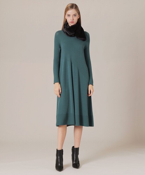 MACKINTOSH LONDON（マッキントッシュ ロンドン）の「3WAYファーマフラー（マフラー・レディース・ベージュ/ブラック・FREE）」の3枚目の写真