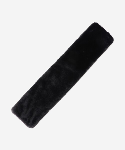 MACKINTOSH LONDON（マッキントッシュ ロンドン）の「3WAYファーマフラー（マフラー・レディース・ベージュ/ブラック・FREE）」の7枚目の写真