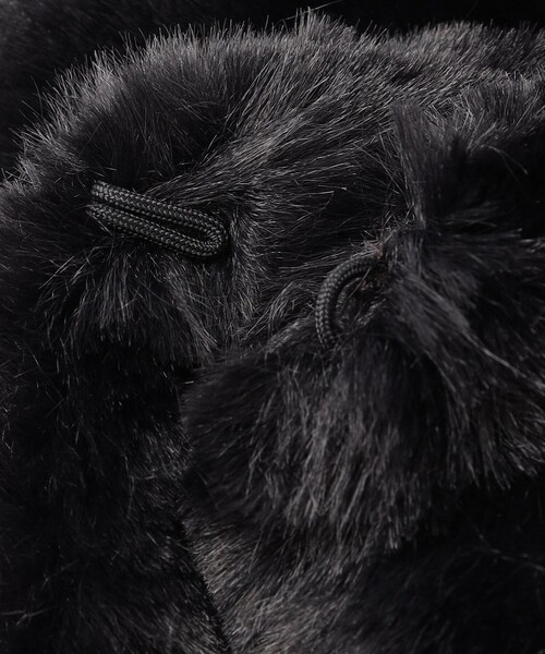 MACKINTOSH LONDON（マッキントッシュ ロンドン）の「3WAYファーマフラー（マフラー・レディース・ベージュ/ブラック・FREE）」の9枚目の写真