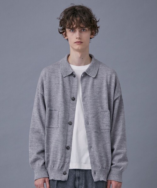 PUBLIC TOKYO（パブリックトウキョウ）の「メランジニットポロカーデ