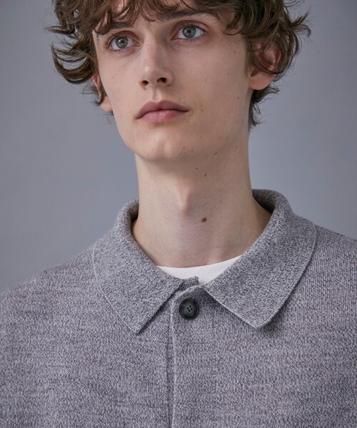 PUBLIC TOKYO（パブリックトウキョウ）の「メランジニットポロカーデ