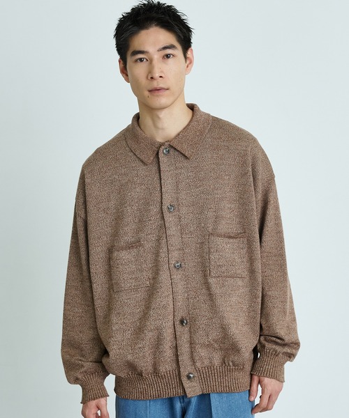 PUBLIC TOKYO（パブリックトウキョウ）の「メランジニットポロカーデ