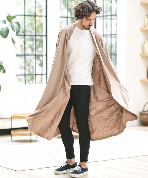 CAMBIO(カンビオ)の「mp10660-Heavy KANOKO Skinny Silhouette Easy Pants イージーパンツ(その他パンツ・メンズ・ブラック/ベージュ/オリーブ/ネイビー/グレー・S/M/L)」の8枚目の写真