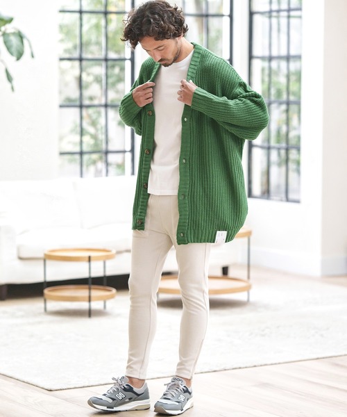 CAMBIO(カンビオ)の「mp10660-Heavy KANOKO Skinny Silhouette Easy Pants イージーパンツ(その他パンツ・メンズ・ブラック/ベージュ/オリーブ/ネイビー/グレー・S/M/L)」の13枚目の写真