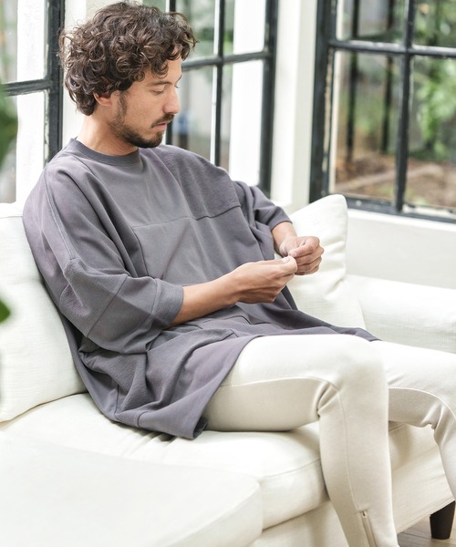 CAMBIO(カンビオ)の「mp10660-Heavy KANOKO Skinny Silhouette Easy Pants イージーパンツ(その他パンツ・メンズ・ブラック/ベージュ/オリーブ/ネイビー/グレー・S/M/L)」の14枚目の写真