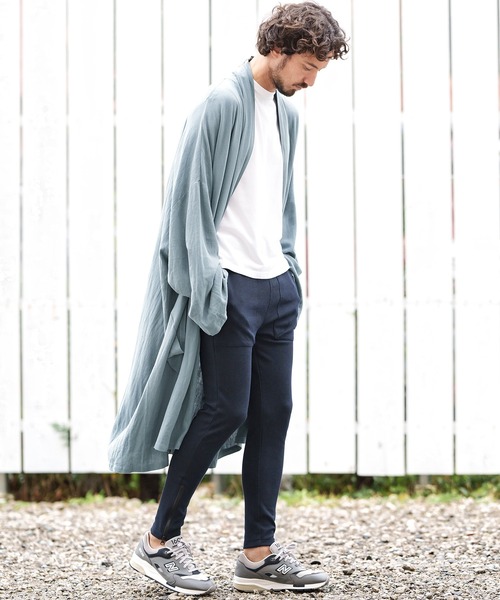 CAMBIO(カンビオ)の「mp10660-Heavy KANOKO Skinny Silhouette Easy Pants イージーパンツ(その他パンツ・メンズ・ブラック/ベージュ/オリーブ/ネイビー/グレー・S/M/L)」の20枚目の写真